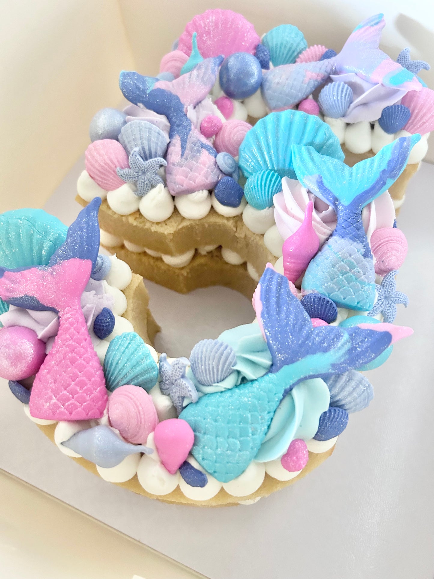 Mermaid Single Number Cake