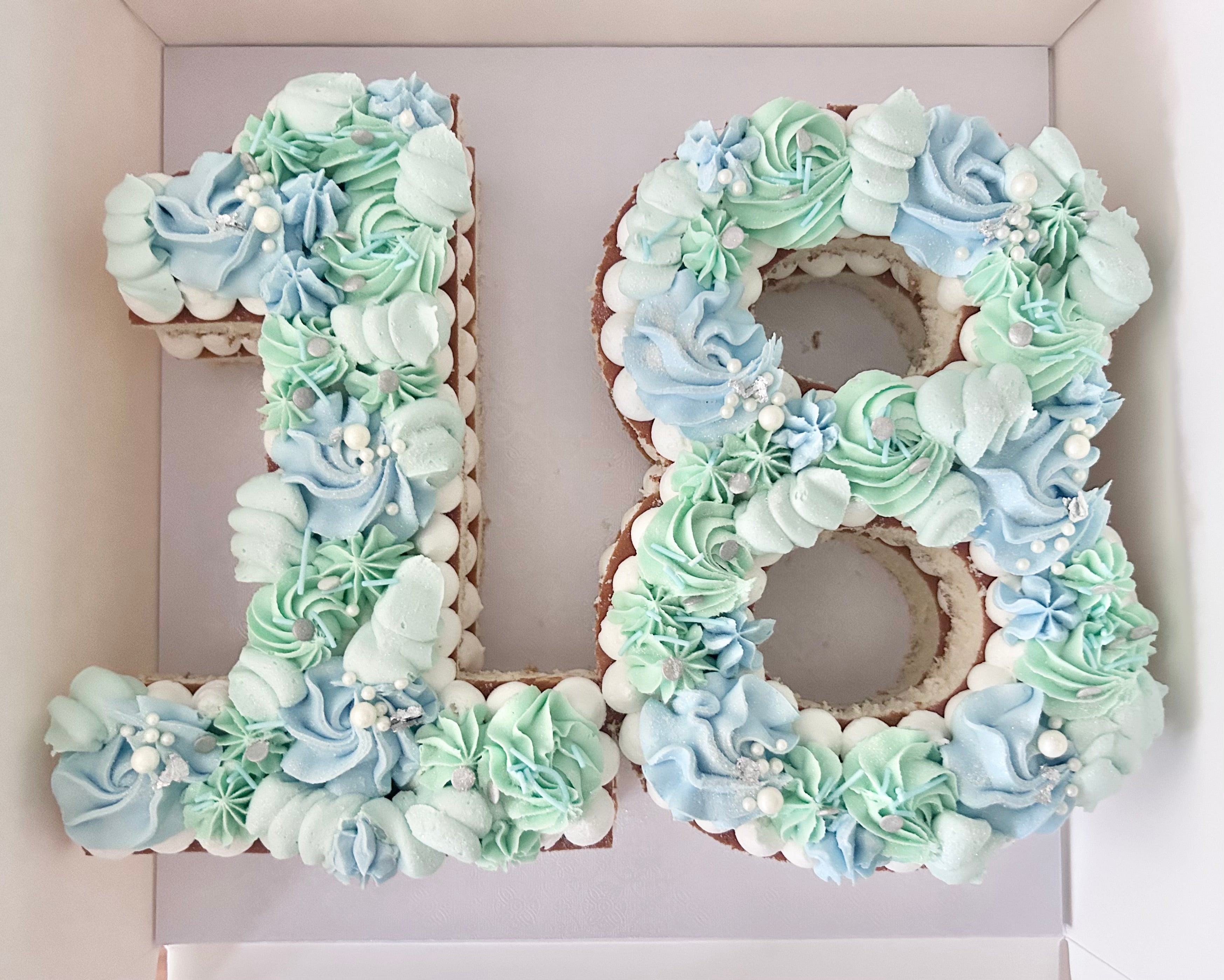 Double Number Cake - Luxe Piping – TLC Bakes