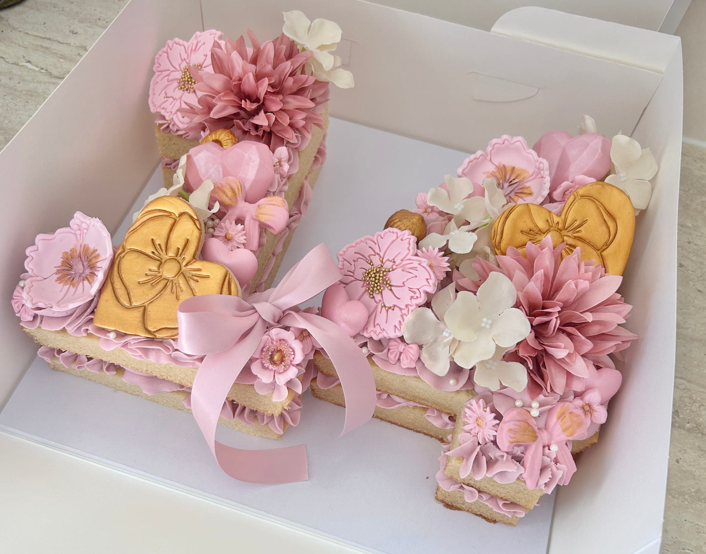 Luxe Double Number Cake