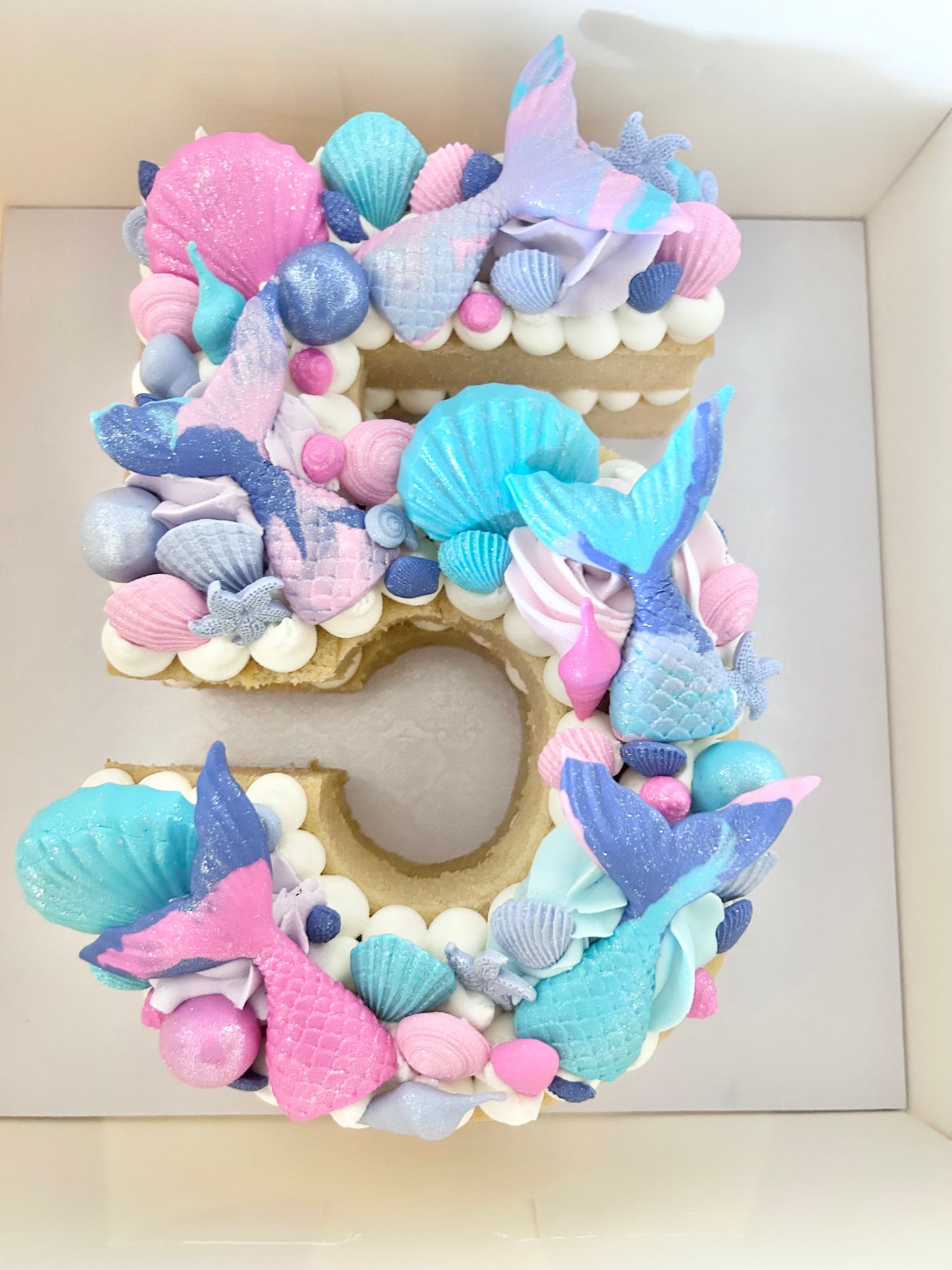 Mermaid Single Number Cake