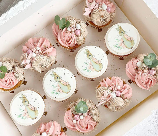 Whimsical Bunny Cupcakes