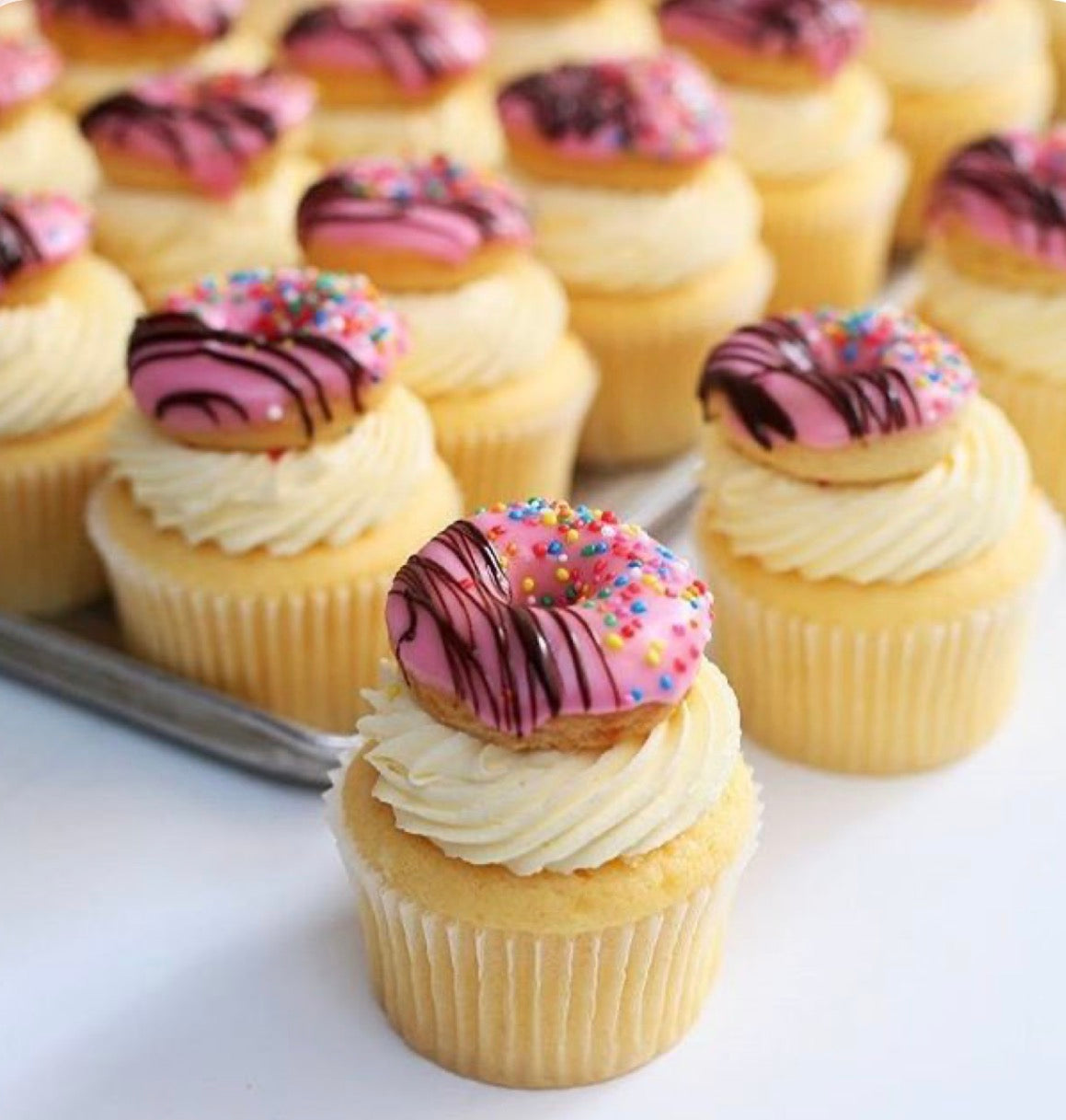 Mini Do-nut Cupcakes