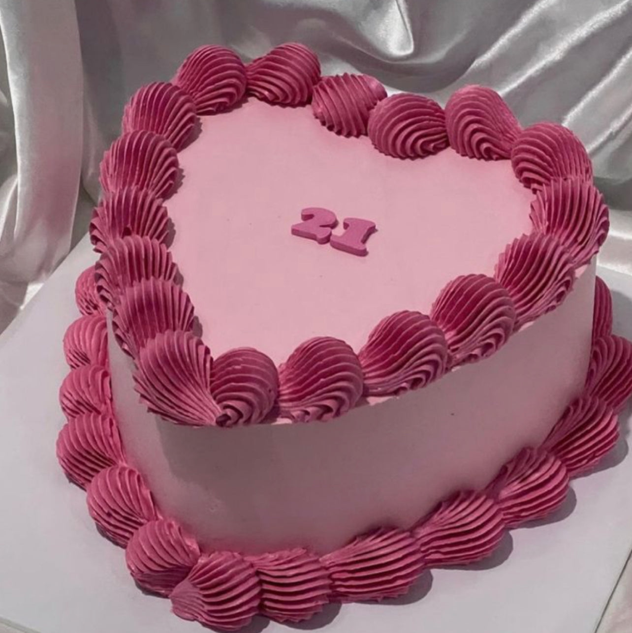 Vintage Heart Cake