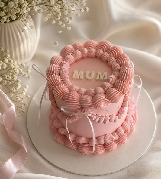 Vintage MUM Mini Cake