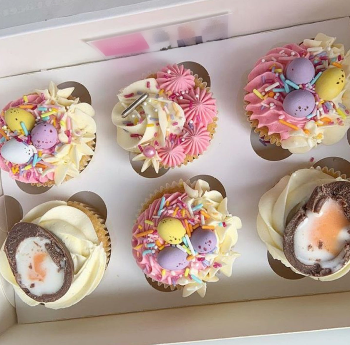 Easter Egg Cupcakes